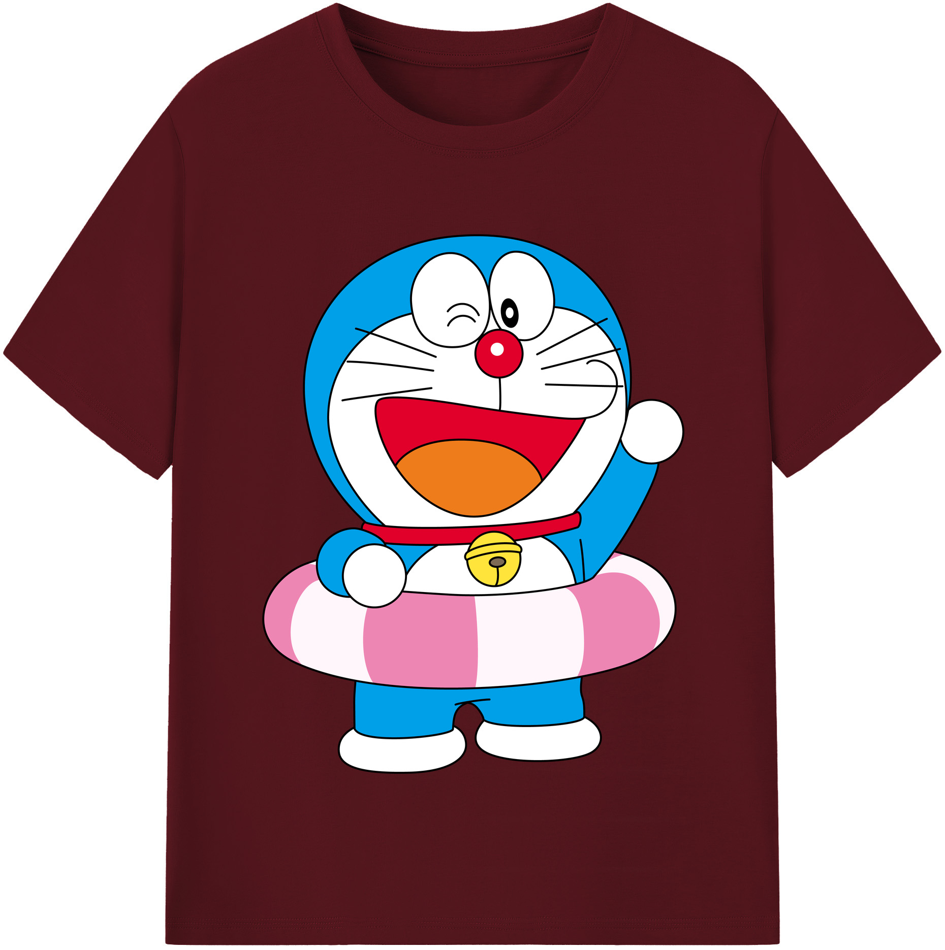 （画像用） ドラえもん Doraemon 綿100％半袖Tシャツ（フロントプリント）